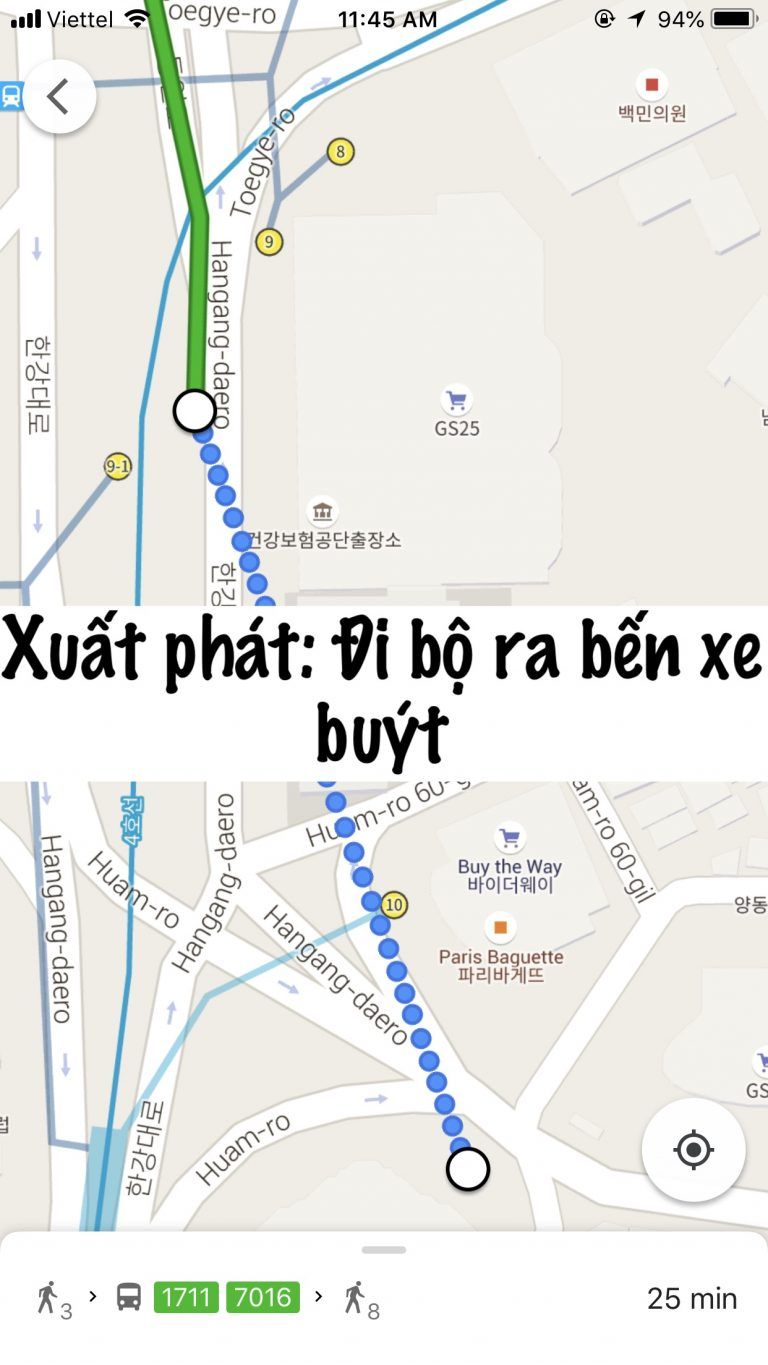 Hướng dẫn sử dụng tàu điện ngầm Hàn Quốc - Hướng dẫn đi Bus ở Hàn